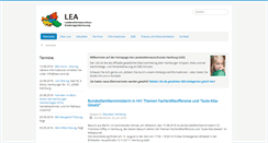 Desktop Screenshot of lea-hamburg.de