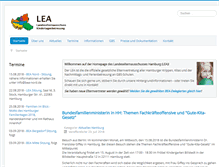 Tablet Screenshot of lea-hamburg.de